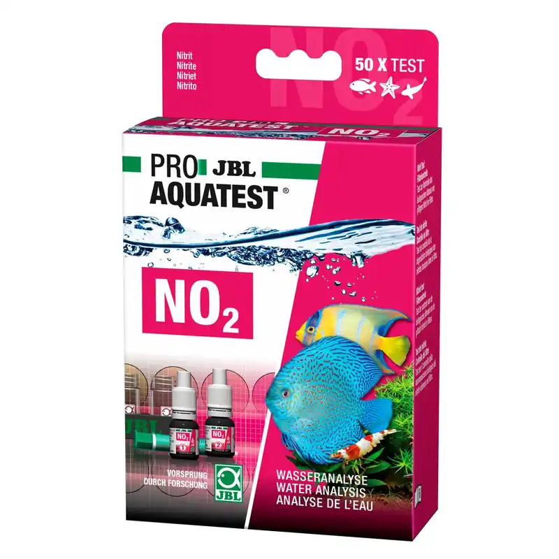JBL NO2 Nitrit Test Schnelltest Nitritgehalt in Süß-/Meerwasser Aquarium & Teich Sichere Zahlung