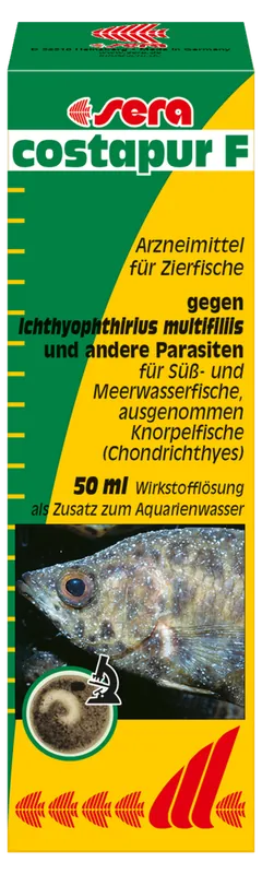 sera costapur F 50 ml Hautparasiten Arzneimittel gegen Weißpünktchenkrankheit Geprüft