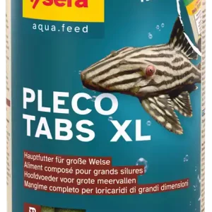 sera Pleco Tabs XL Nature 1000ml Bodenfuttertabletten Futtertabletten Aquarium Super-Preis
