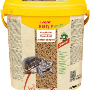 Markenprodukt Sera Raffy P Hauptfutter für Wasserschildkröten 10 Liter Eimer Aquarium Futter