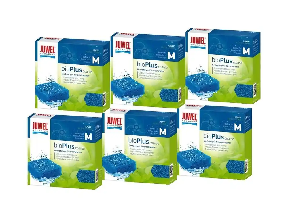Juwel bioPlus coarse M 6er Pack Filterschwamm grob mechanische biologische Filterung Heißes Angebot