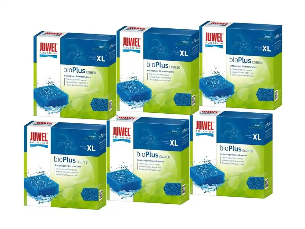 Juwel bioPlus coarse XL 6er Pack Filterschwamm grob mechanische biologische Filterung Neue Kollektion
