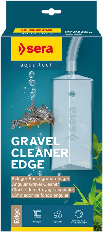 sera Gravel Cleaner Edge Bodengrundreiniger Mulmglocke dreieckig für Aquarien Direkt Vom Hersteller