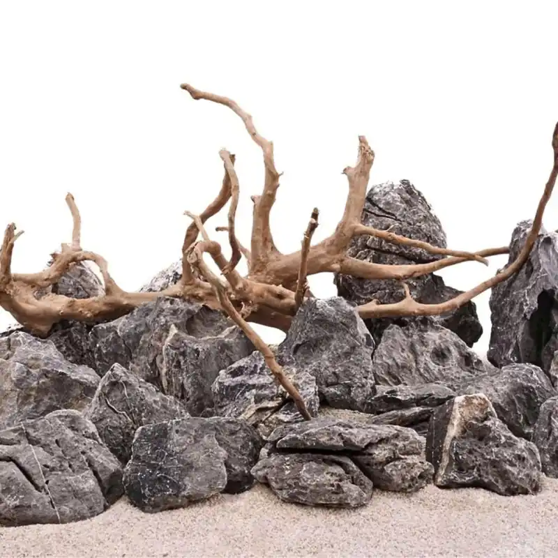 Neu Im Sortiment Aquarium Natursteine Wurzel 15kg Mini Landschaft + Moorkienwurzel L