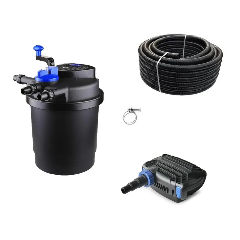 Echt Druckteichfilter Set CPF 2500 mit 10W Eco Pumpe 10m Schlauch Nr.17