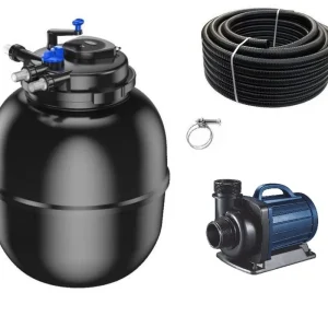 Knallerangebot Schwimmteichfilter Set CPF 75000 12V Teichpumpe DM 12000 bis 100.000l Nr.102