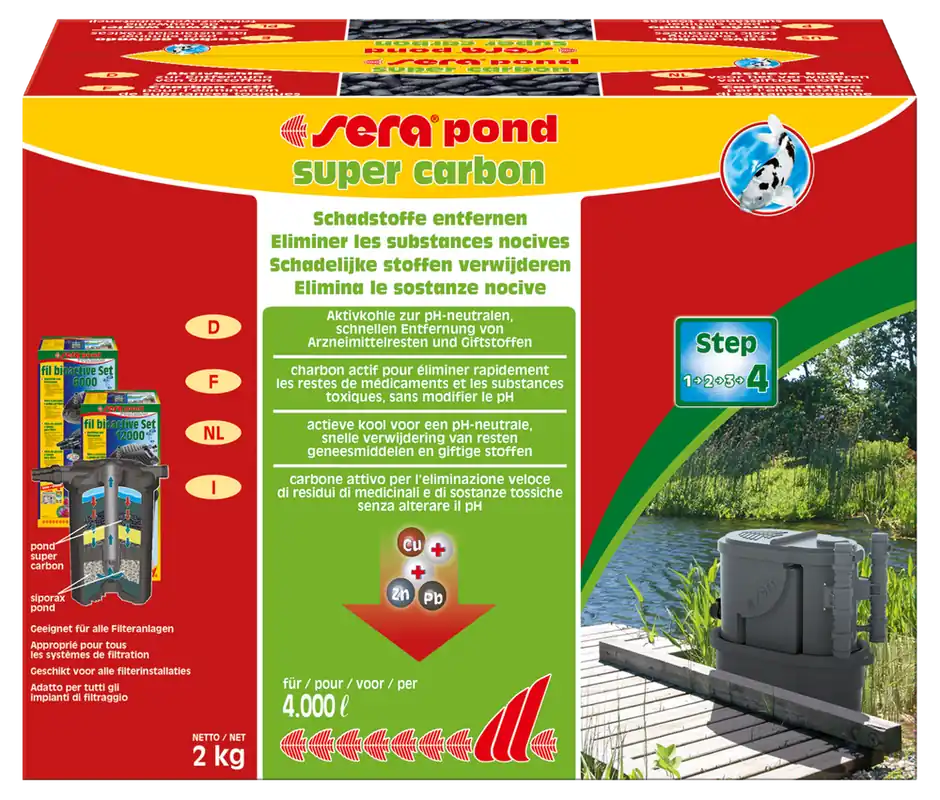 Sera Pond super Carbon 2 Kg Kracherpreis