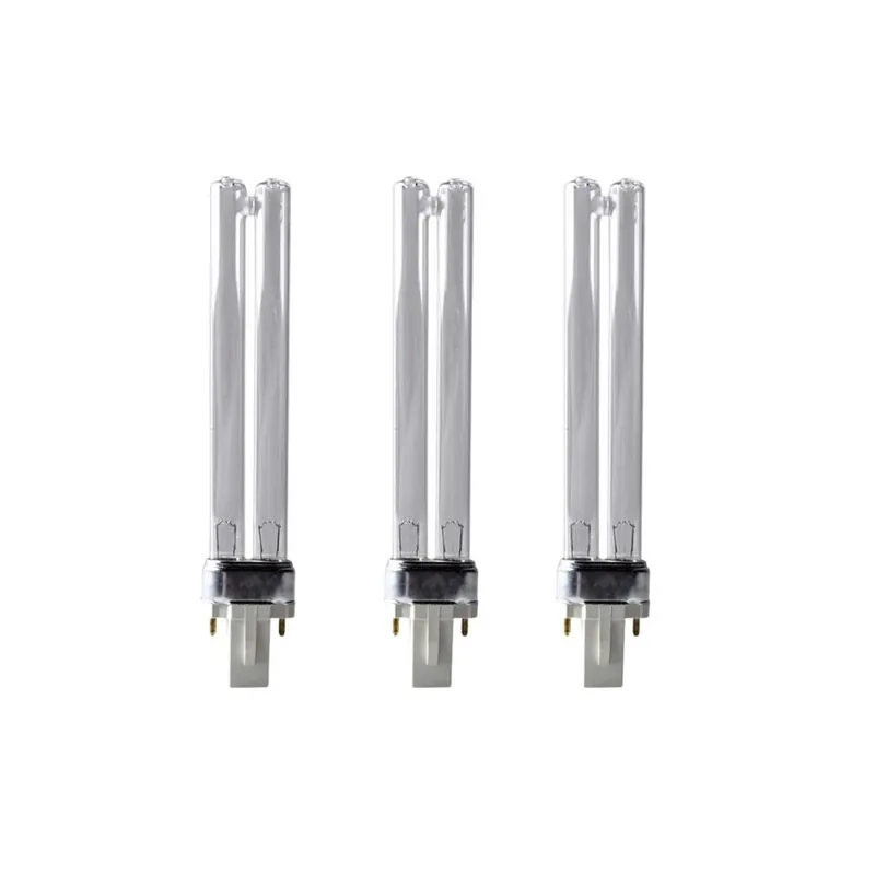 Preisreduziert 7 Watt UVC Ersatzlampe für Wasserklärer mit G23 Sockel 3er Set