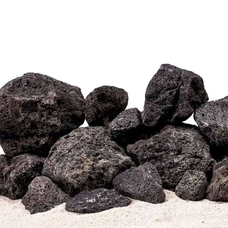 Aquarium Natursteine Lavastein schwarz 1 Stück Größe L 1,5-4,0 kg Nr.44 Nur Heute
