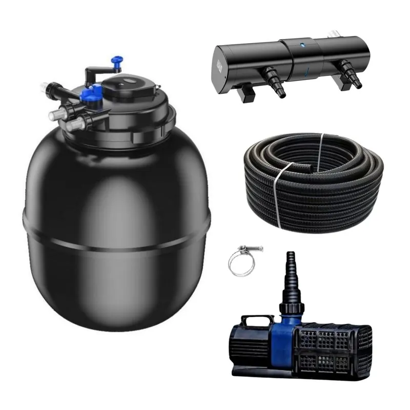 Direkt Vom Hersteller Schwimmteichfilter Set CPF 75000 Pumpe 12V Vario 20000 CUV-2110 bis 100.000l Nr.104