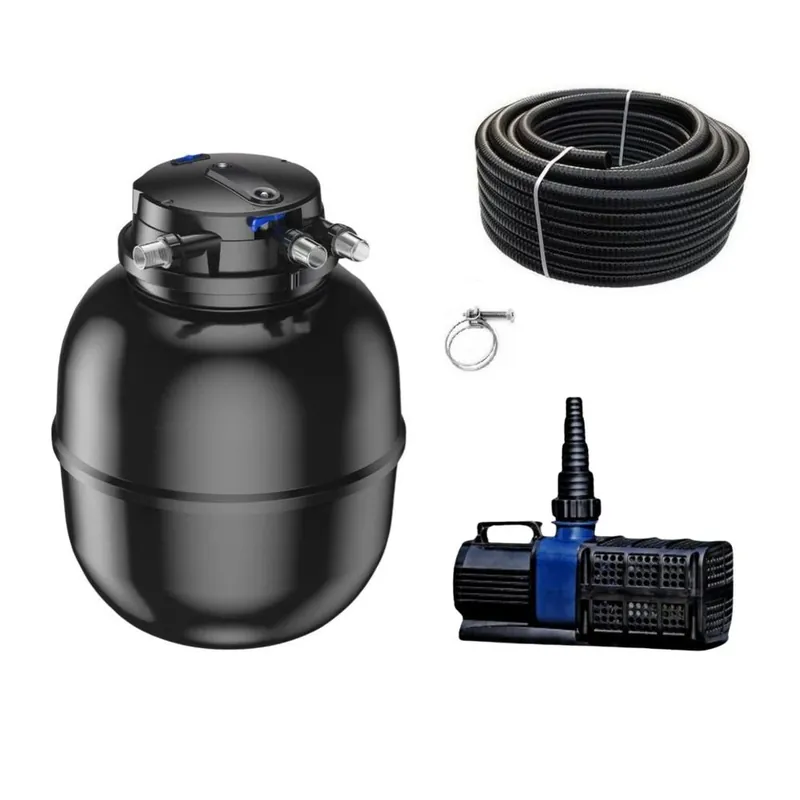 Schwimmteichfilter Set CPU 75000 12V Teichpumpe Vario 20000 bis 100.000l Nr.106 Nur Für Kurze Zeit