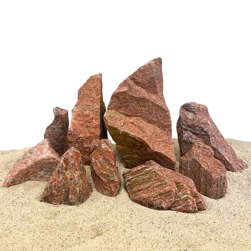 Aquarium Natursteine Red Wood Rock 1 Stück Gr. XL 2,3-2,7 kg Aquascaping Steine Schnäppchen