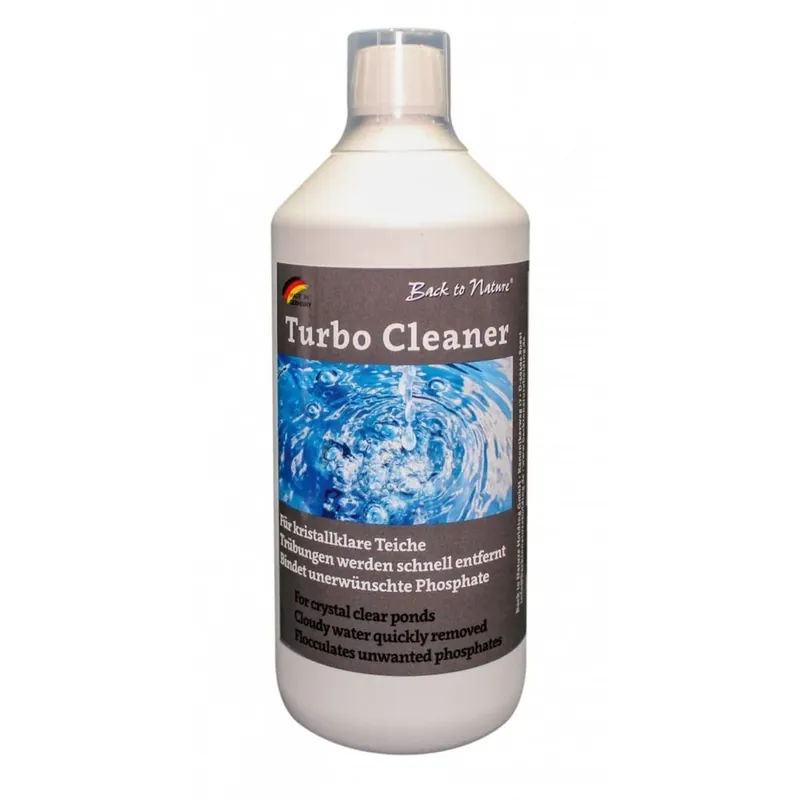 Markenprodukt Back to Nature Turbo Cleaner 1000ml für 20.000l Für kristallklare Teiche