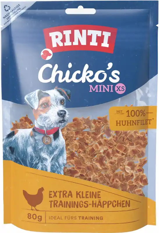 Knallerangebot RINTI Extra Chicko Mini XS Huhn 80 g