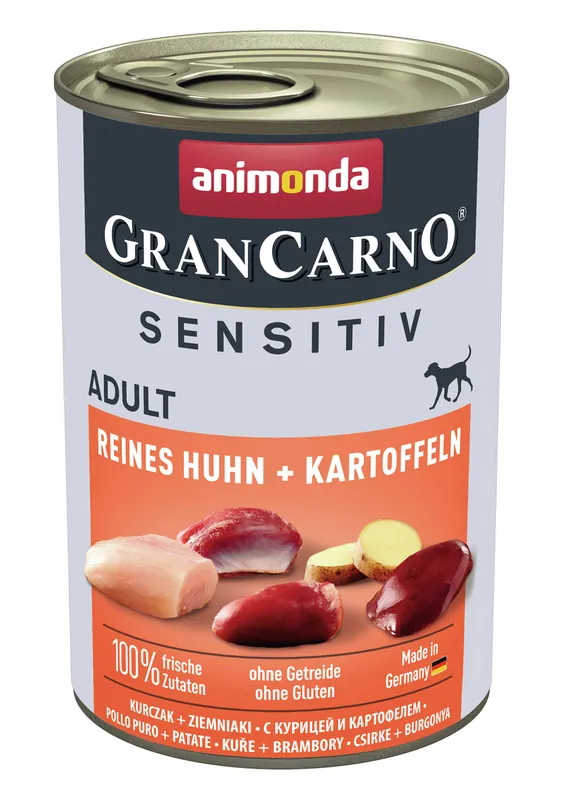 animonda GranCarno Adult Sensitive Huhn/Kartoffel 400 g Neue Ware