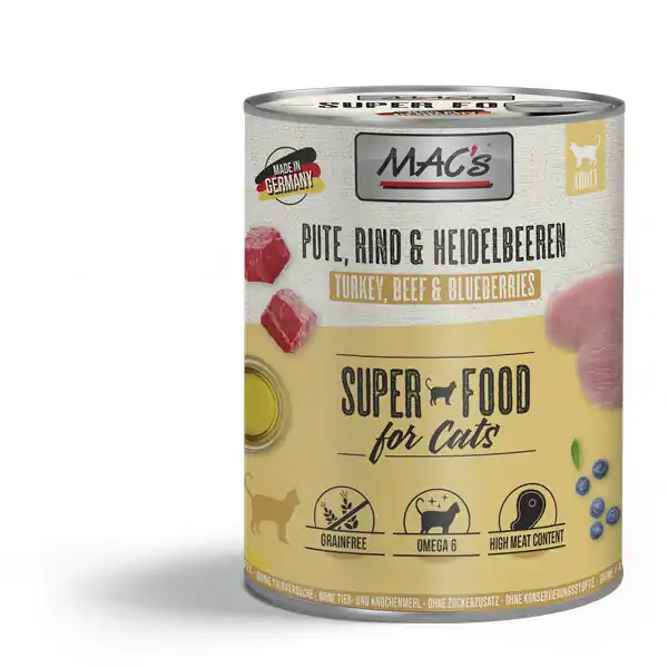 MAC's Cat Pute, Rind, Heidelbeeren 800 g Highlight