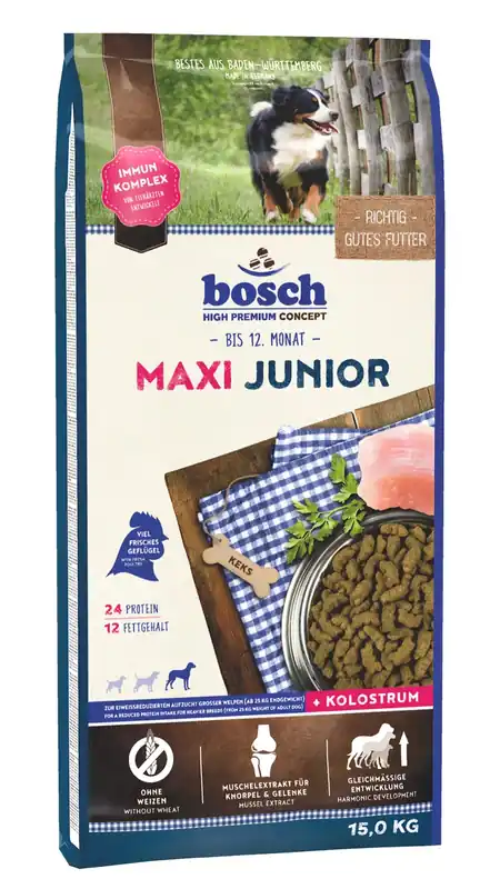 Online Kaufen Sparpaket bosch Maxi Junior 2 x 15kg Hundetrockenfutter