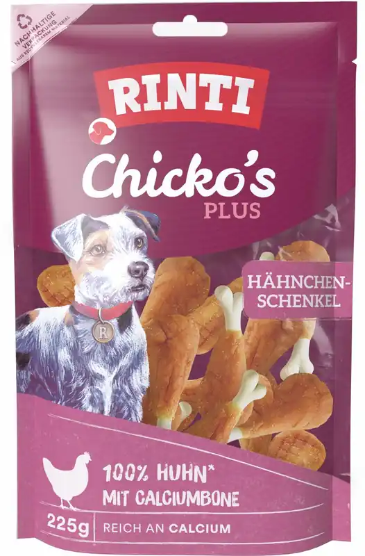 Garantierte Lieferung RINTI Chicko Plus Hähnchenschenkel 225 g