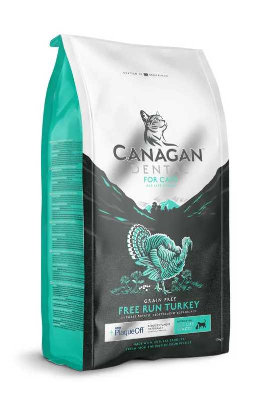 Schnäppchen Canagan Dental for Cats 4 Kilogramm Katzentrockenfutter