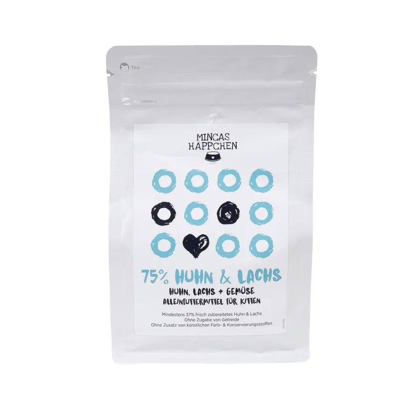 Rabatt MINCAS HÄPPCHEN Huhn/Gemüse getreidefrei Kitten 400 g