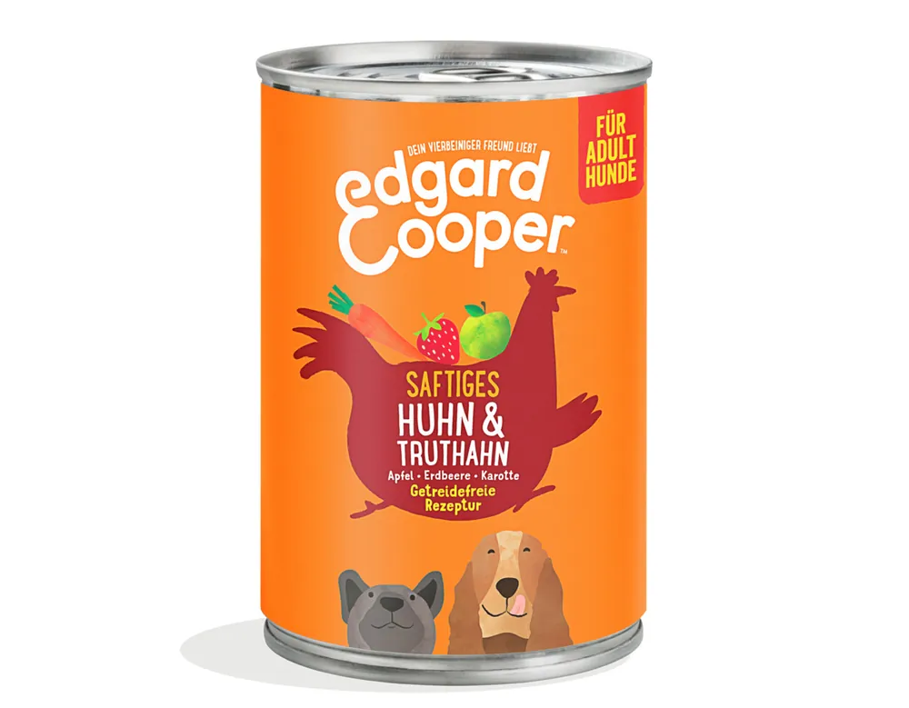 Edgard & Cooper Adult Huhn undTruthahn getreidefrei 400 g Rabatt