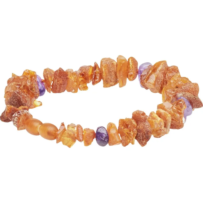 Allpets Bernsteinkette 25 cm Amethyst Letzte Chance
