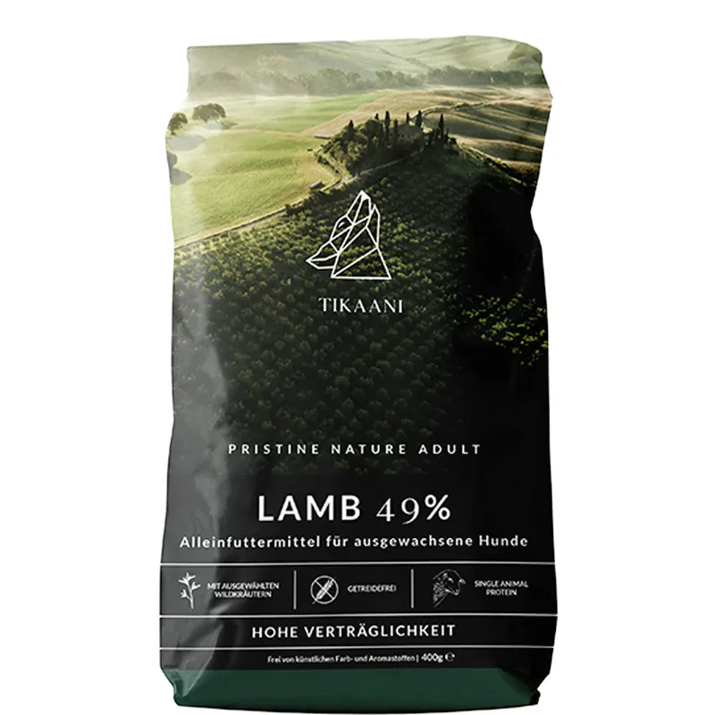 TIKAANI Pristine Nature Adult Lamb 400 Gramm Hundetrockenfutter Solange Der Vorrat Reicht