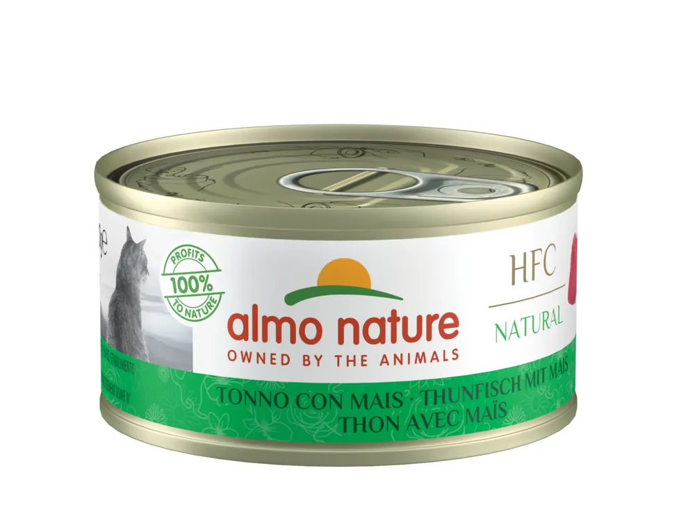 Neu Im Sortiment almo nature HFC Thunfisch/Mais 70 g