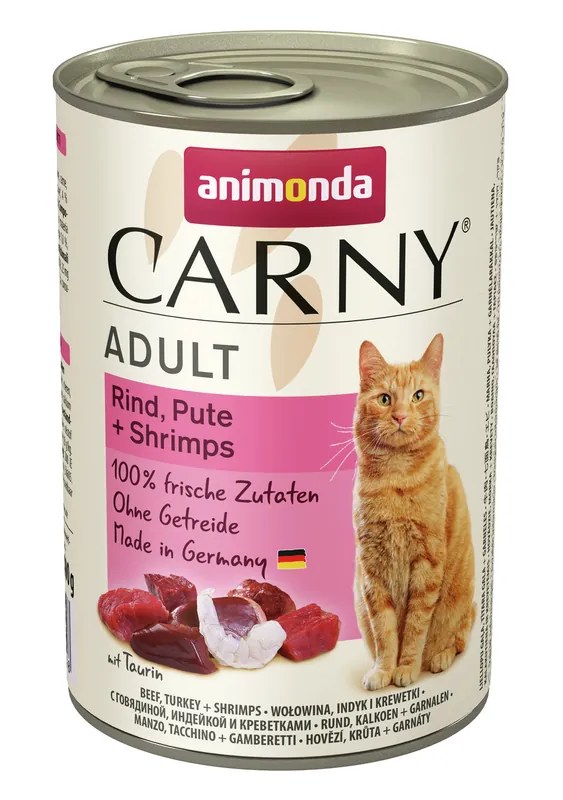 Preiswert animonda Carny Adult Rind/Pute/Shrimps 400 g