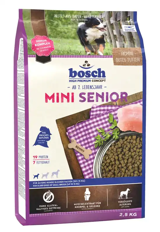 Highlight bosch Mini Senior 2,5kg Hundetrockenfutter