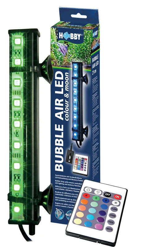 HOBBY Bubble Air LED 21 Centimeter colour & moon Aquarienbeleuchtung Top-Angebot