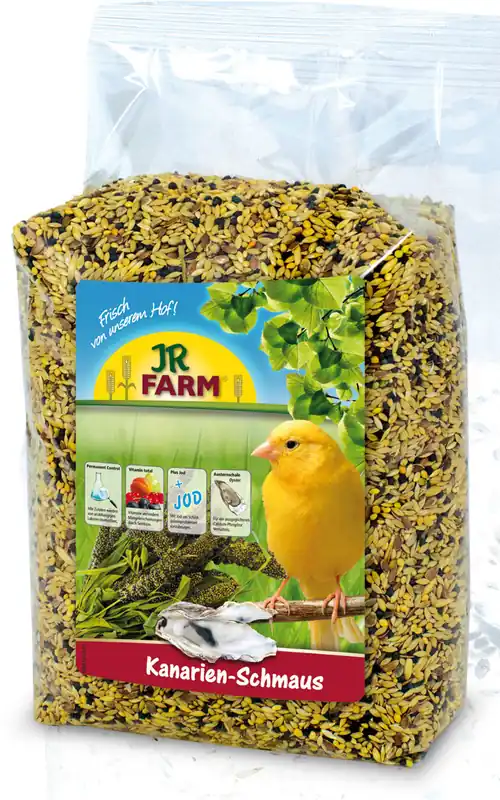 JR FARM Kanarien-Schmaus 1kg Vogelfutter Neuheit