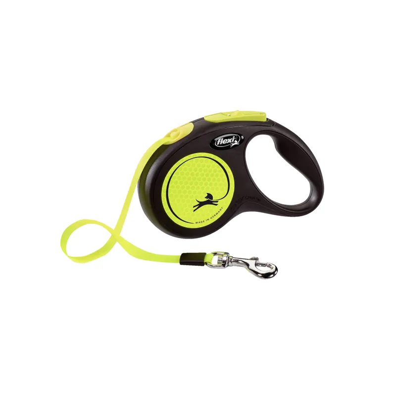 Flexi New Neon Gurt S: 5 m schwarz/neongelb Sale