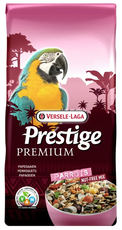 VERSELE-LAGA Prestige Premium Papageien ohne Nüsse 15kg Vogelfutter Nur Heute
