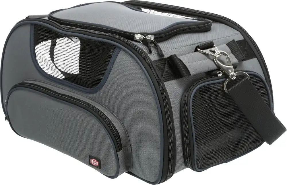 Echt TRIXIE Airline Tasche Wings 28 x 23 x 46 Centimeter grau/blau Katzentransport