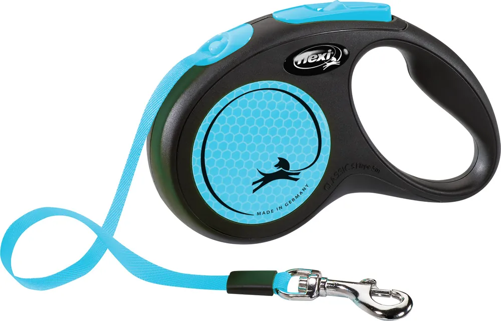 Flexi New NEON Gurt S 5m neonblau Meistverkauft
