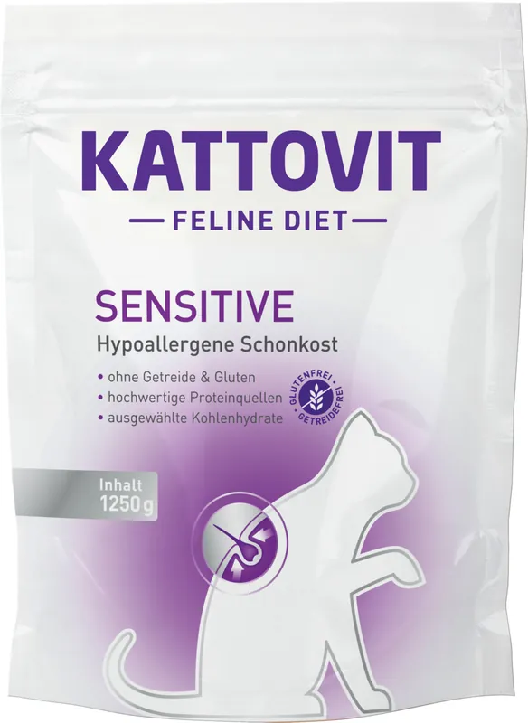 Top-Preis KATTOVIT Feline Sensitive 1,25kg Katzentrockenfutter Diätnahrung