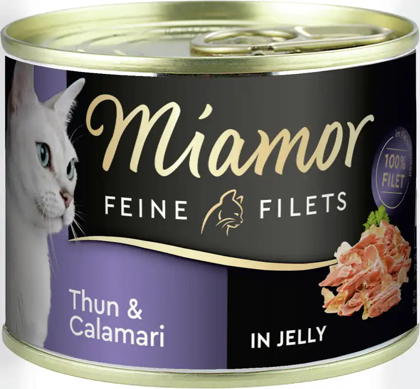 Miamor Feine Filets Thunfisch/Calamari Jelly 185 g Nur Heute
