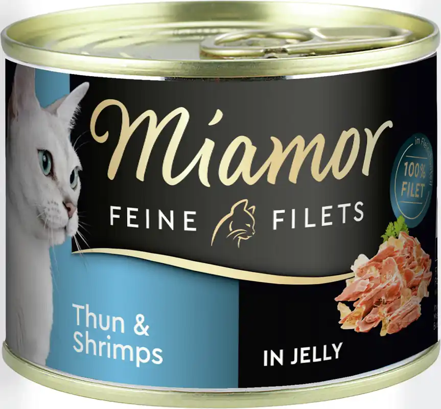 Miamor Feine Filets Thunfisch/Shrimps Jelly 185 g Heißes Angebot
