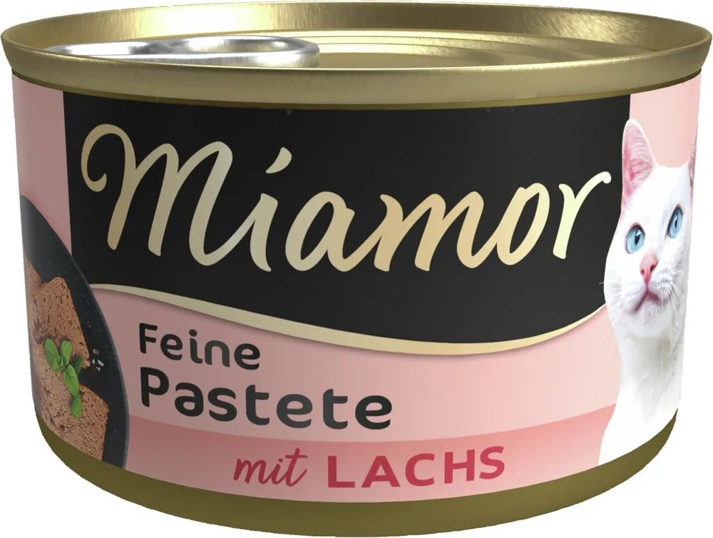 Sparpaket 12 x 85 g Miamor Pastete mit Lachs Katzen Nassfutter Online Kaufen