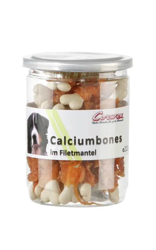 Sparpaket 2 x 220 g Corwex Calciumbones im Filetmantel Hunde Snack Meistverkauft
