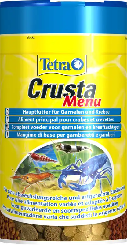 Zertifiziert Sparpaket 2 x 100 ml Tetra Crusta Menu Aquarium Garnelen und Krebse Hauptfutter
