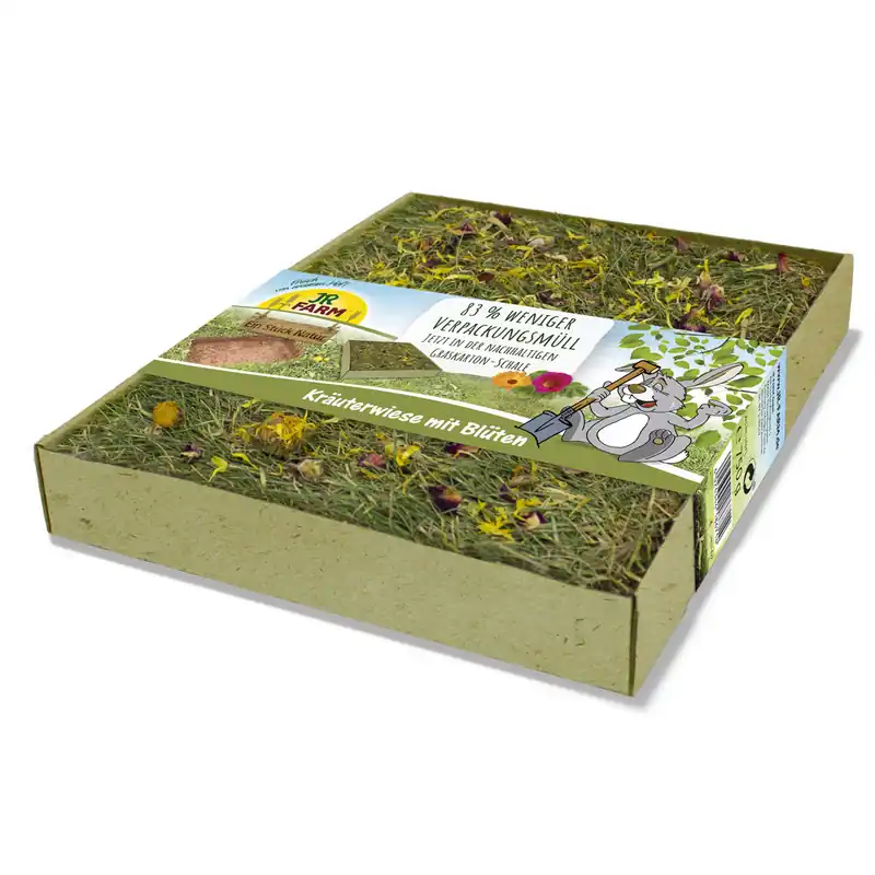 Sparpaket 2 x 750 g JR Farm Ein Stück Natur Kräuterwiese mit Blüten Nager Snack Sale