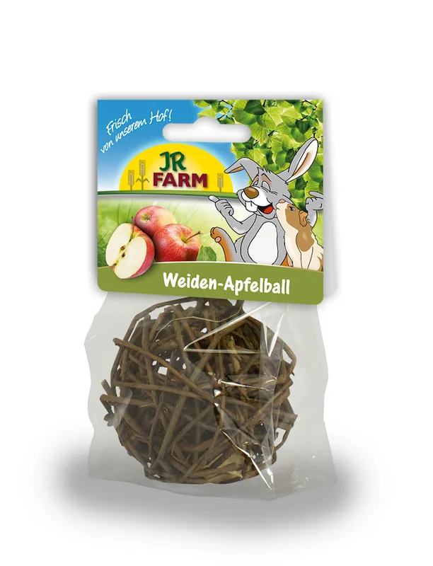 Sonderaktion Sparpaket 2 x 15 g JR Farm Weiden-Apfelball Nager Snack