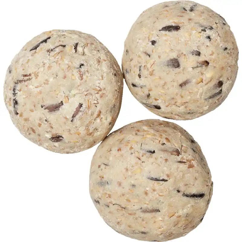 Sparpaket 2 x 30 Stück Lottis Piepmätze Meisenknödel mit Beeren ohne Netz Wildvogel Futter Nur Für Kurze Zeit