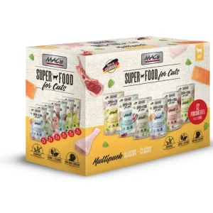 Sparpaket 4 x 12 x 100 g Mac's Multipack Nr. 3 Adult Katzen Nassfutter Neu