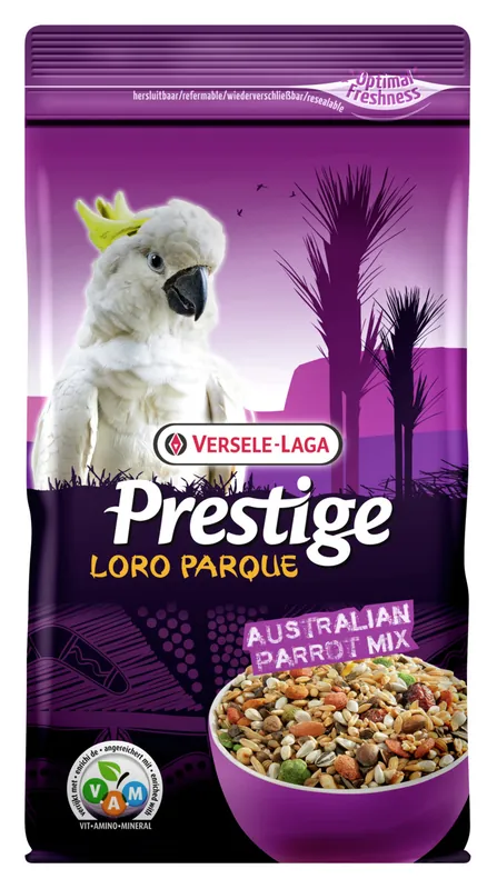 Sparpaket 2 x 1 kg Versele-Laga Prestige Loro Parque Australian Parrot Mix Papageien Vogel Hauptfutter Wochenendangebot