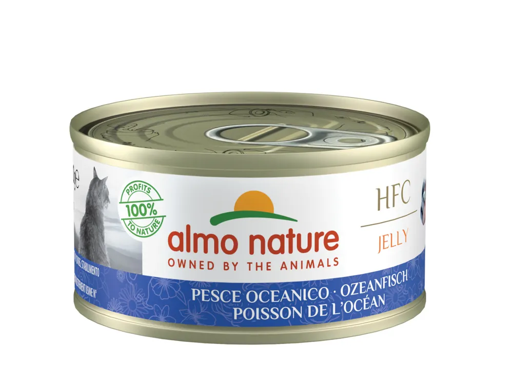 Sparpaket 6 x 70 g Almo Nature HFC Jelly Ozeanfisch Katzen Nassfutter Preisknaller