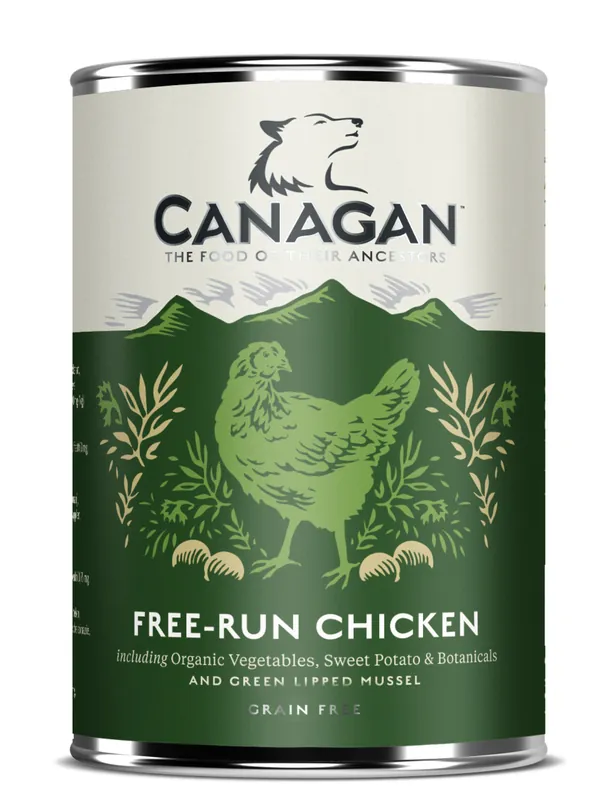 Ausverkauf Sparpaket 24 x 400 g Canagan Free-Run Chicken For Dogs Hunde Nassfutter