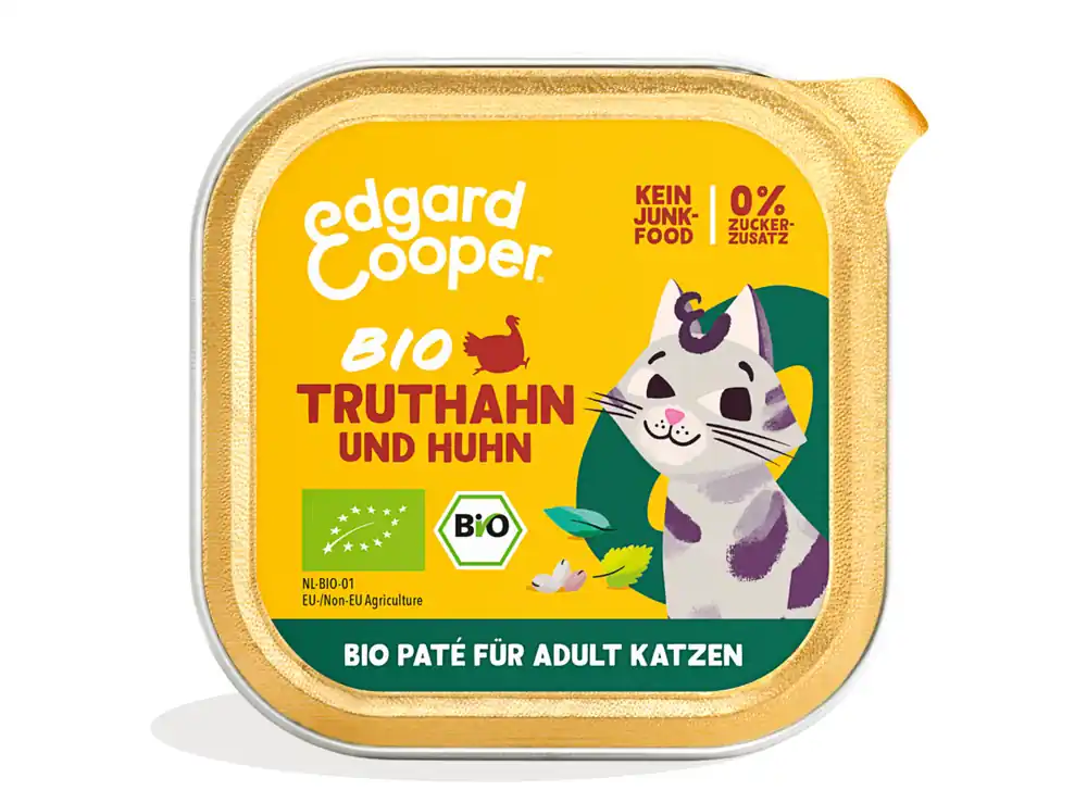 Edgard & Cooper Adu BIO Paté Truthahn und Huhn 85 g Finale Aktion